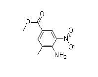 CAS:668276-44-6  methyl 3-nitro-4-amino-5-methylbenzoate