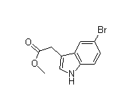 CAS:117235-22-0  (5-Bromo-1H-indol-3-yl)-acetic acid methyl ester