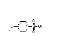 CAS:5857-42-1  4-Methoxybenzensulfonic acid 结构：